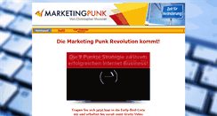 Desktop Screenshot of marketingpunk-revolution.com