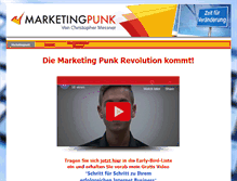 Tablet Screenshot of marketingpunk-revolution.com